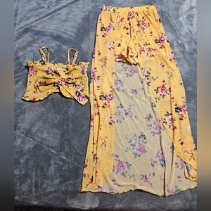 Crop top + Shorts 2 piece set